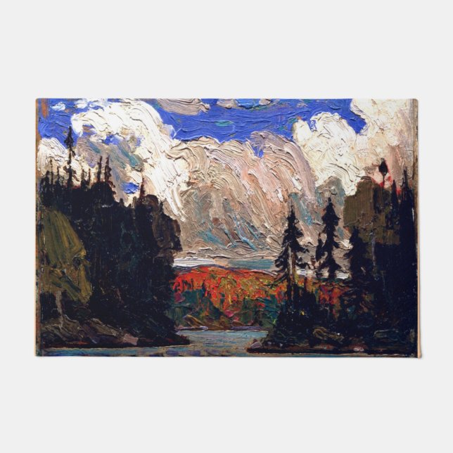 Thomson - Schwarzer Strom im Herbst Fußmatte (Vorderseite)