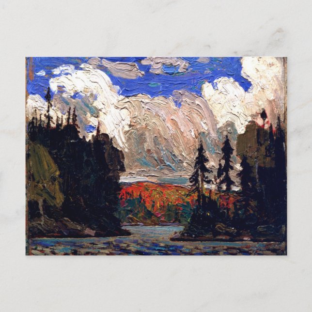 Thomson - Schwarzer Strom im Herbst Postkarte (Vorderseite)