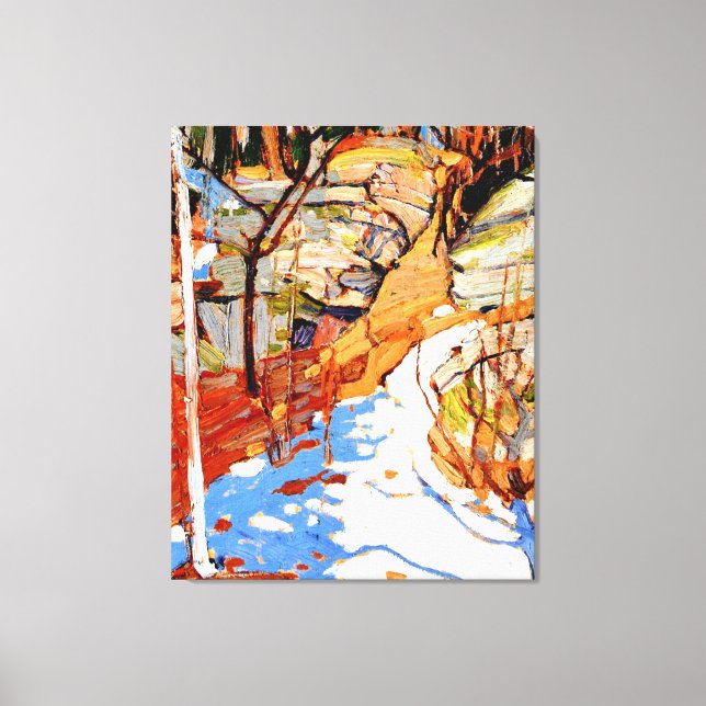 Thomson - Snow and Rocks, Leinwanddruck (Vorderseite)