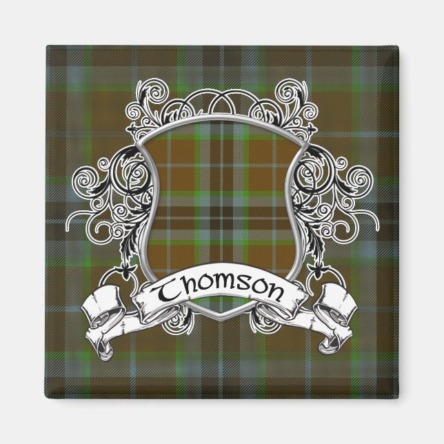 Thomson Tartan Shield Magnet (Vorne)