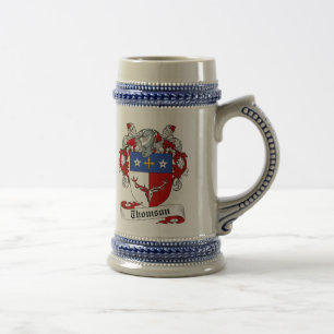 Thomson-Wappen Stein - Familienwappen Bierglas