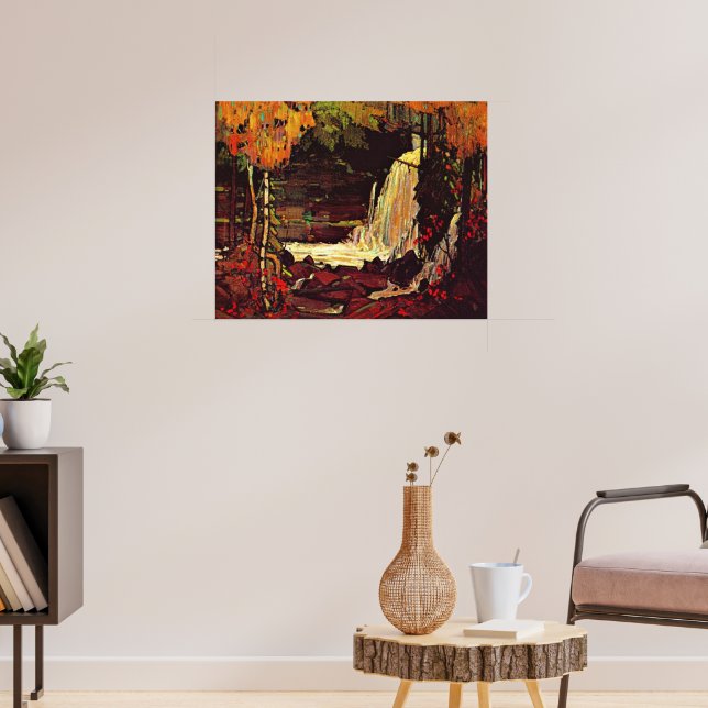 Thomson - Wasserfall im Wald Poster (Wohnzimmer 3)