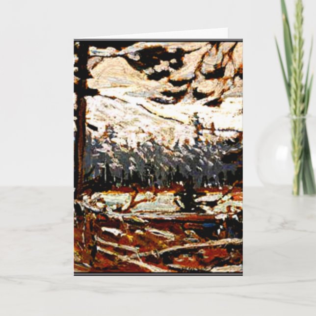 Thomson - Woodland Interior, Algonquin Park Karte (Vorderseite)