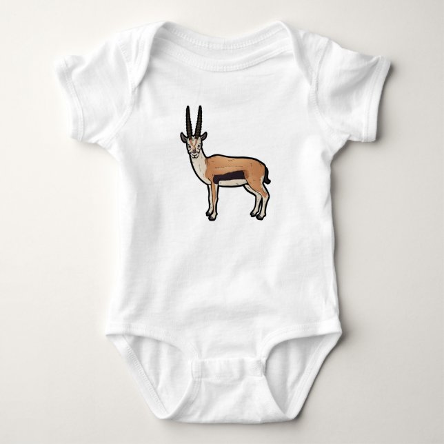 Thomsons Gazelle Baby Strampler (Vorderseite)