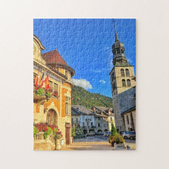 Thones, Haute Savoie Puzzle (Vertikal)