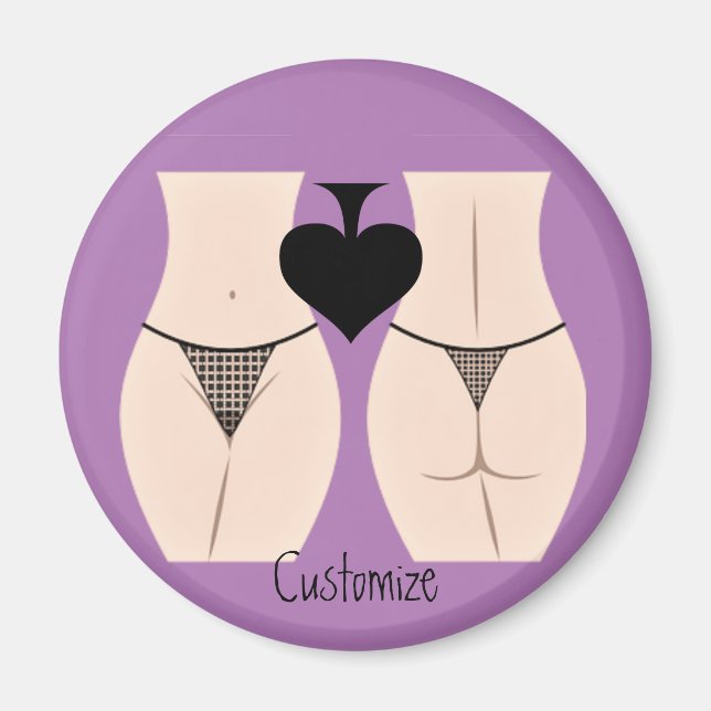 Thong Panty Spade Thunder_Cove Magnet (Vorne)