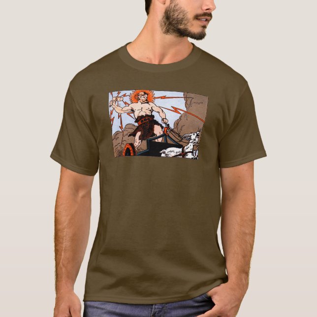 Thor-Blitz-BolzenChariot Artwok T-Shirt (Vorderseite)