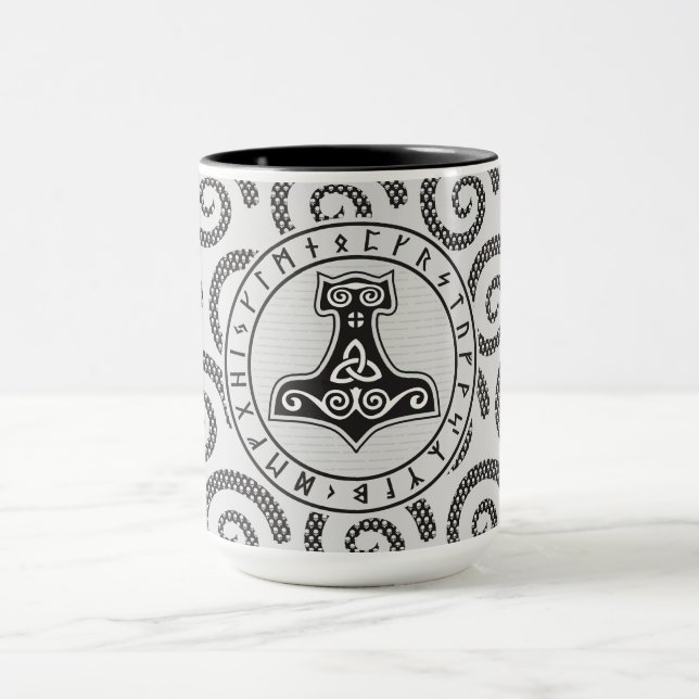 Thor-Hammer-Viking-Becher Tasse (Zentrum)