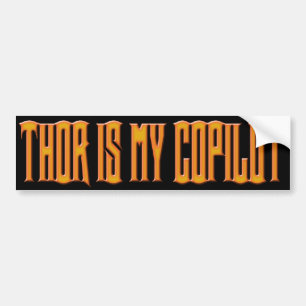 Thor Ist Mein Copilot Autoaufkleber