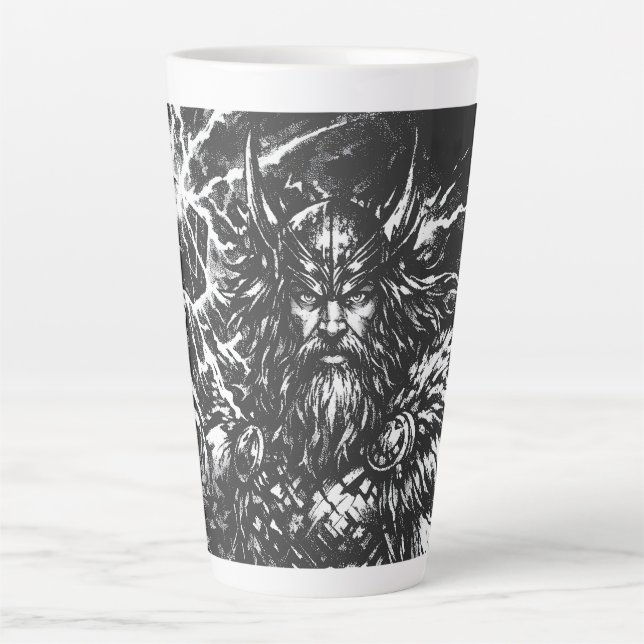 Thor — Sturmgepeitschter Gott des Donners Milchtasse (Vorderseite)