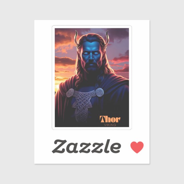 THOR VIKING  AUFKLEBER (Blatt)