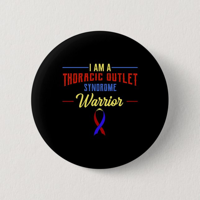 Thoracic Outlet Syndrome Awareness Advocate Tos Wa Button (Vorderseite)