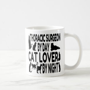 Thorakische Chirurgen Lieben Katzen Kaffeetasse