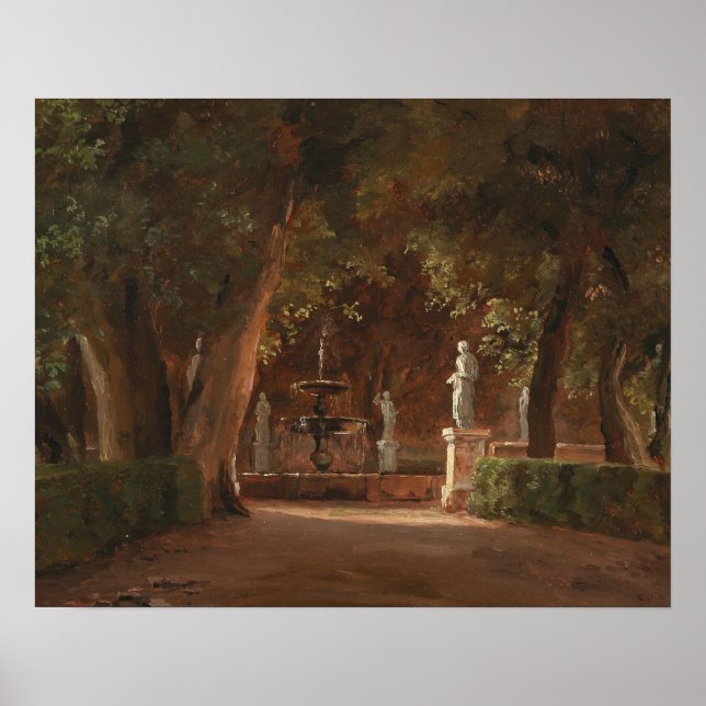 Thorald Laessoe - Gartenpromenande Poster (Vorne)