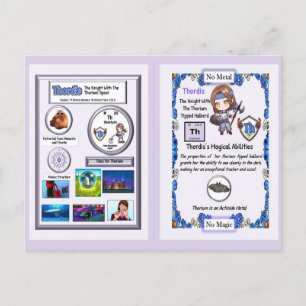 Thordis - Ritter Thorium Halberd Postkarte