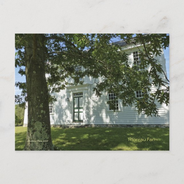 Thoreau Bauernhof Postkarte (Vorderseite)