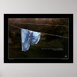 Thoreau Quote Poster "Die Welt ist nur eine Leinwa