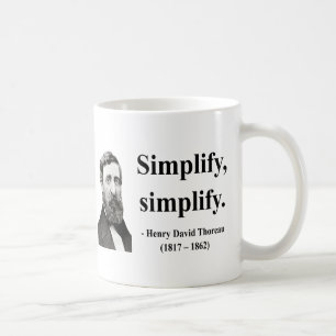 Thoreau Zitat 1b Tasse