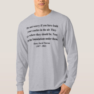 Thoreau Zitat 2a T-Shirt