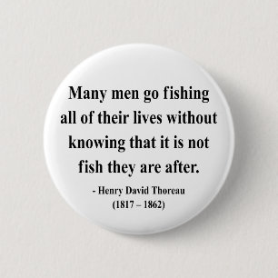 Thoreau Zitat 8a Button
