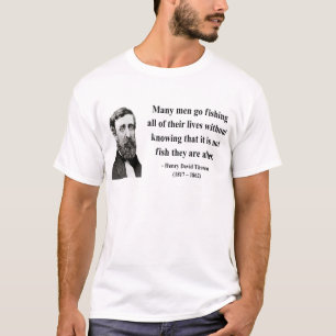 Thoreau Zitat 8b T-Shirt
