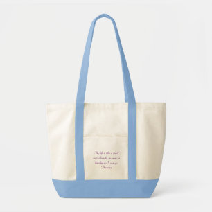 Thoreau Zitat-Strand-Tasche Tragetasche