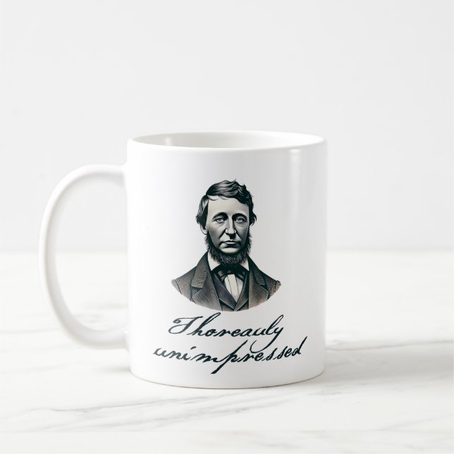 "Thoreauauaury unbeeindruckt" Tasse (Links)
