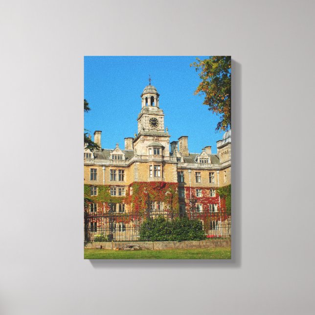 Thoresby Hall Leinwanddruck (Vorderseite)