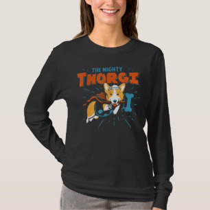 Thorgi der Gott des Thunder Corgi Corgi Eigentümer T-Shirt