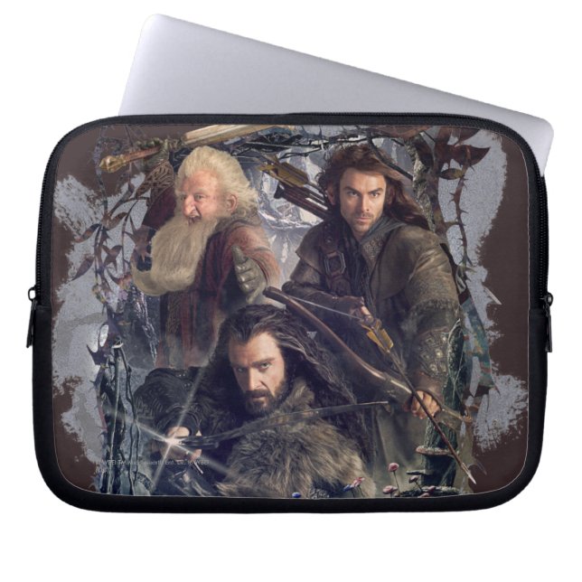 Thorin, Kili und Balin Graphic Laptopschutzhülle (Vorderseite)