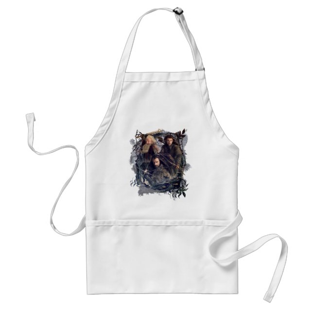 Thorin, Kili und Balin Graphic Schürze (Vorne)