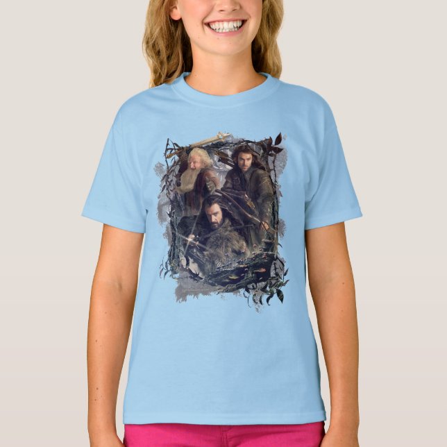 Thorin, Kili und Balin Graphic T-Shirt (Vorderseite)