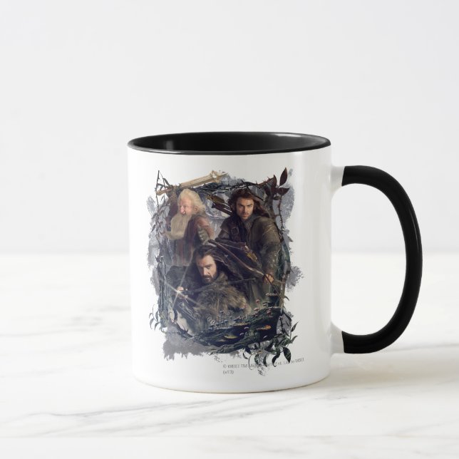 Thorin, Kili und Balin Graphic Tasse (Rechts)