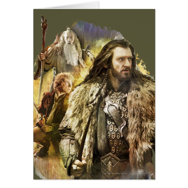 THORIN OAKENSHIELD™, BILBO BAGGINS™, Gandalf (Vorne)