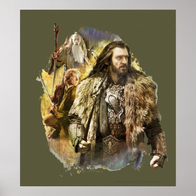 THORIN OAKENSHIELD™, BILBO BAGGINS™, Gandalf Poster (Vorne)