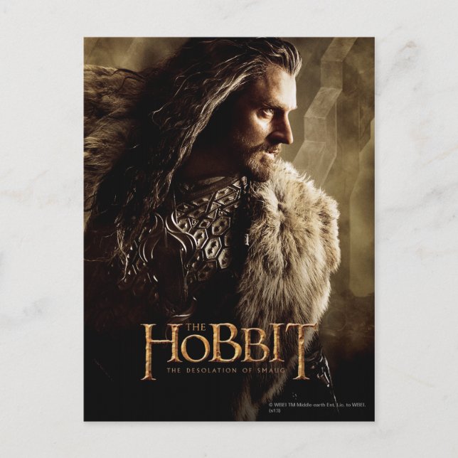 THORIN OAKENSHIELD™ Character Poster 1 Postkarte (Vorderseite)