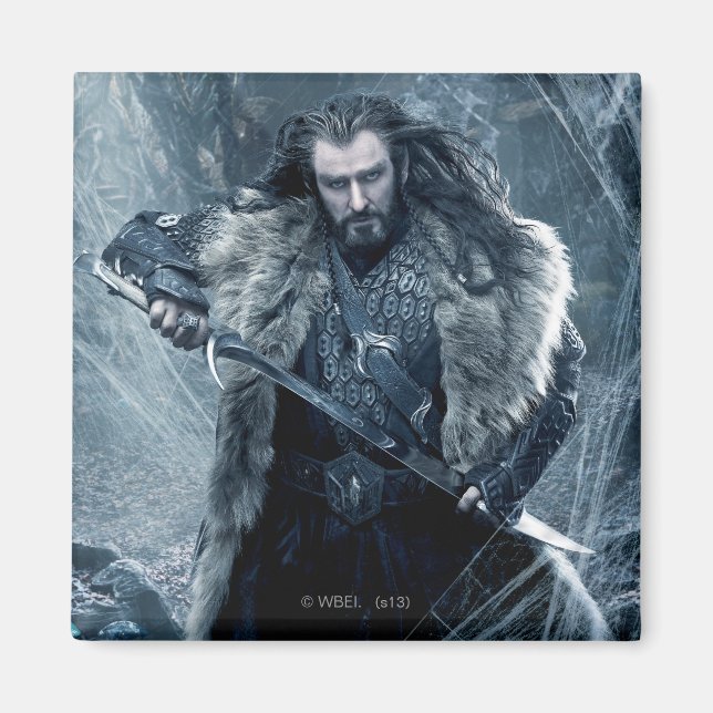 THORIN OAKENSHIELD™ Character Poster 3 Magnet (Vorne)