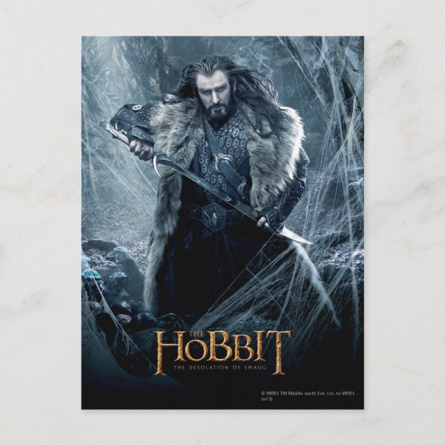 THORIN OAKENSHIELD™ Character Poster 3 Postkarte (Vorderseite)