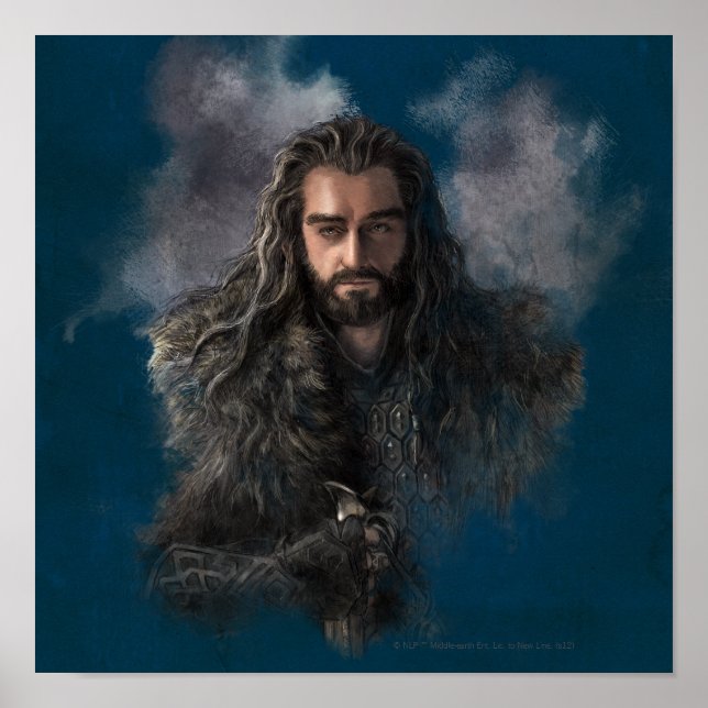 THORIN OAKENSHIELD™ Illustration Poster (Vorne)