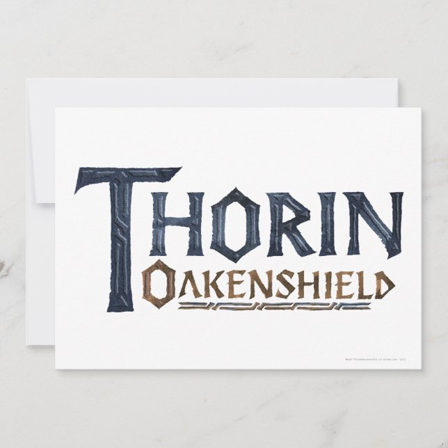 THORIN OAKENSHIELD™ Logo Blue (Vorderseite)