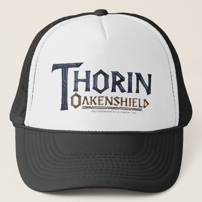 THORIN OAKENSHIELD™ Logo Blue Truckerkappe (Vorderseite)