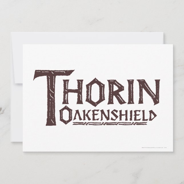 THORIN OAKENSHIELD™ Logo Brown (Vorderseite)