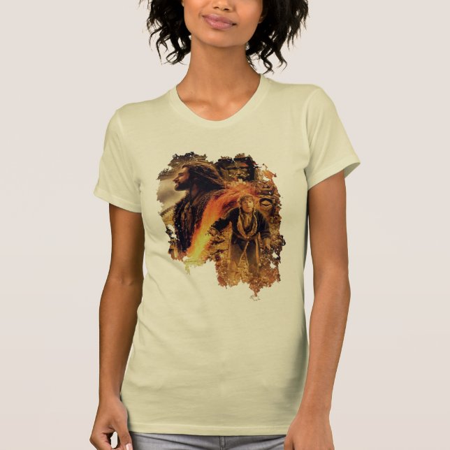 THORIN OAKENSHIELD™ und BILBO BAGGINS™ in Erebor T-Shirt (Vorderseite)