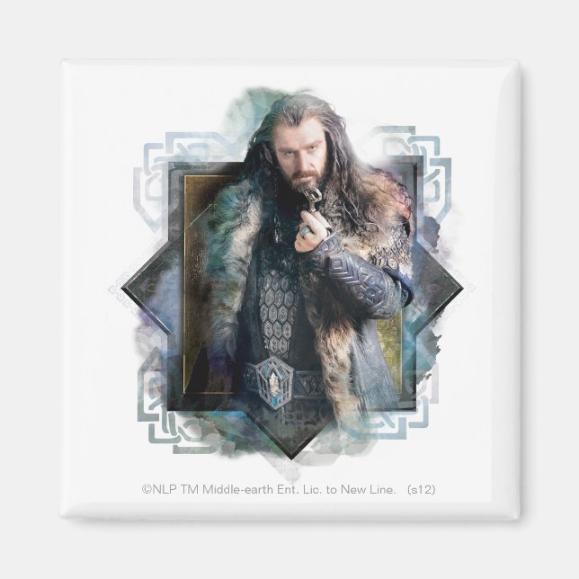 THORIN OAKENSHIELD™-Zeichen, grafisch Magnet (Vorne)