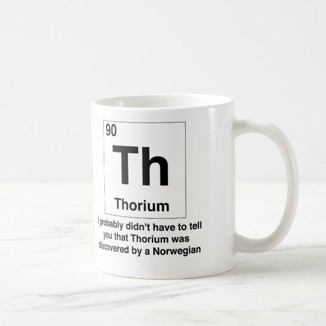 Thorium-Tasse Tasse (Rechts)