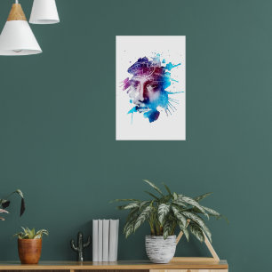 Thorn Crown Jesus Christus Leidenschaft Abstrakte Poster