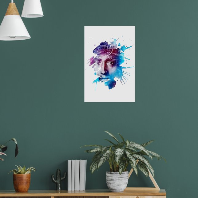 Thorn Crown Jesus Christus Leidenschaft Abstrakte  Poster (Wohnzimmer 1)