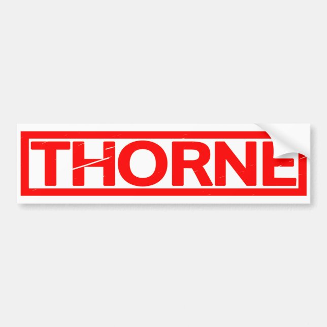 Thorne Briefmarke Autoaufkleber (Vorne)