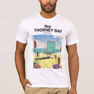 Thorney Bay, Essex-Seaside-Reiseplakat T-Shirt