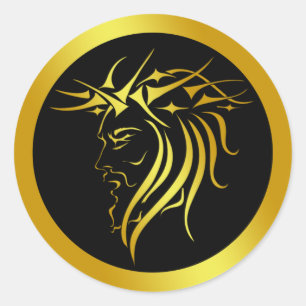 THORNKREIS RUNDER AUFKLEBER